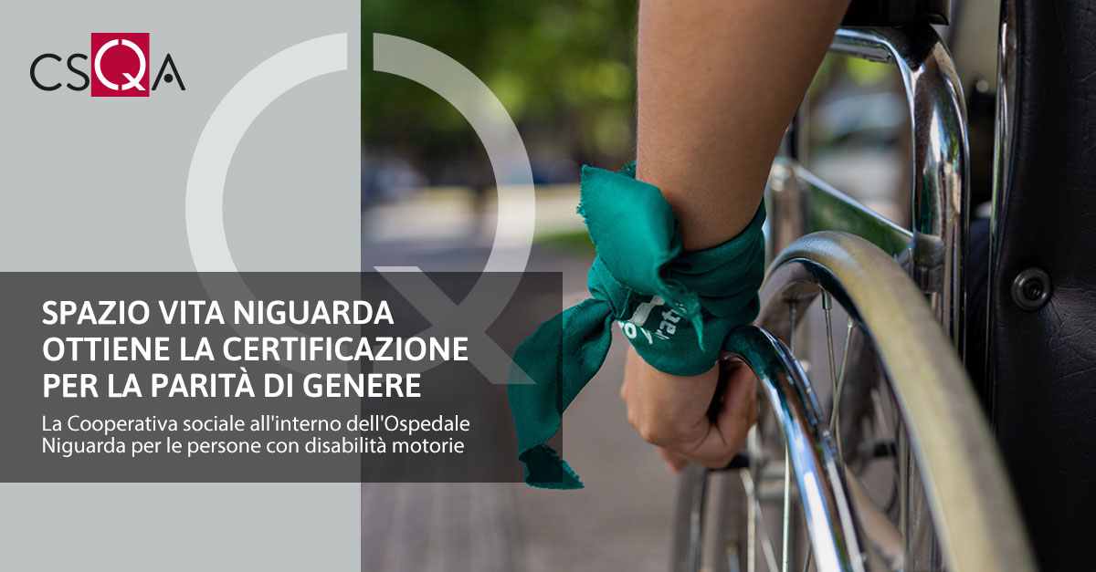 Spazio Vita Niguarda ottiene la certificazione per la Parità di Genere