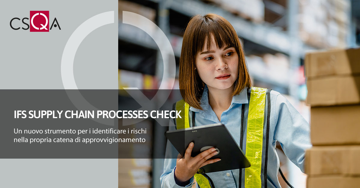 IFS Supply Chain Processes Check