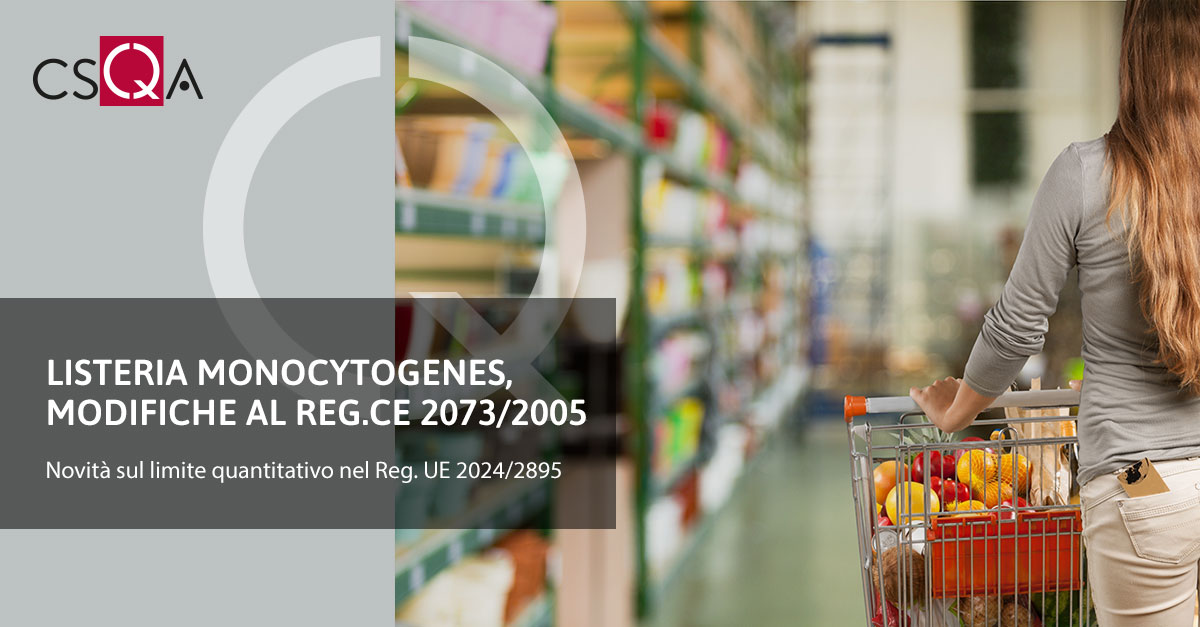 Listeria monocytogenes, amendments to EC Regulation 2073/2005