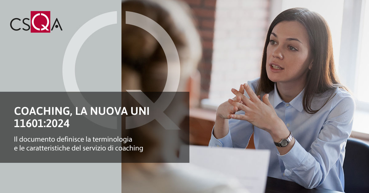 Coaching, la nuova UNI 11601:2024