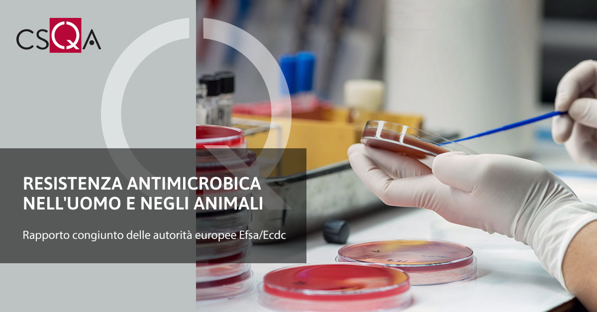 Resistenza antimicrobica nell'uomo e negli animali