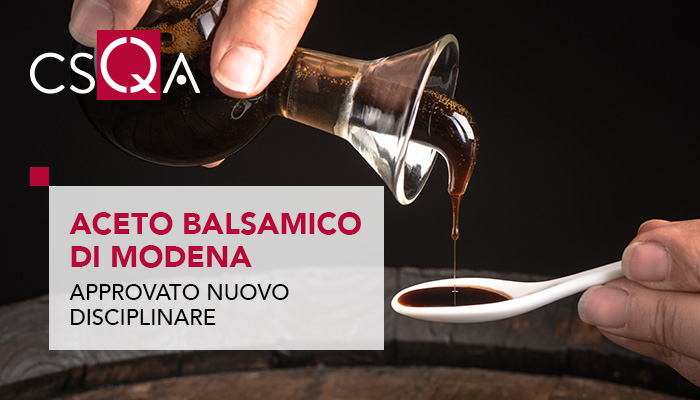 New specification for balsamic vinegar of Modena IGP