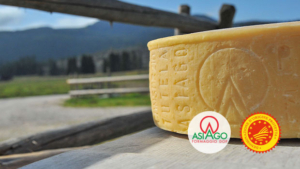 Asiago primo formaggio DOP certificato MADE GREEN IN ITALY