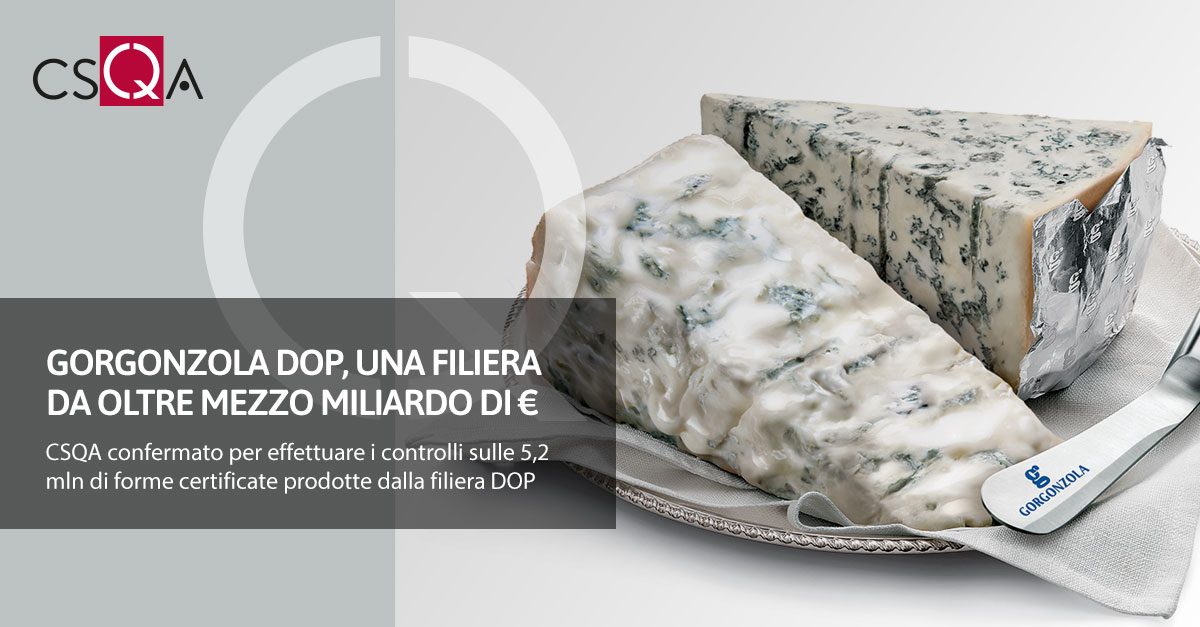 Gorgonzola DOP, una filiera da oltre mezzo miliardo di euro di valore alla produzione