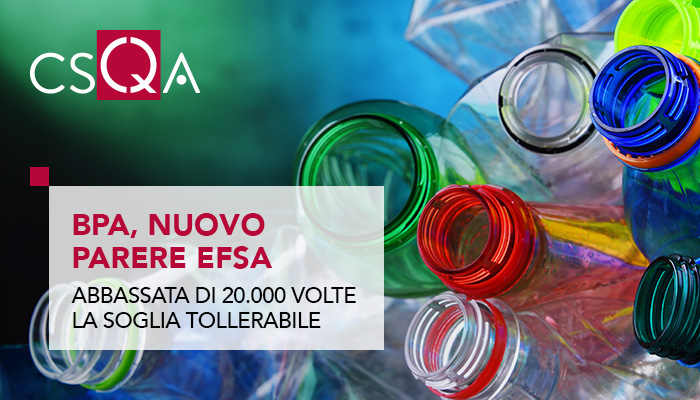 Bisphenol A in food, new EFSA opinion