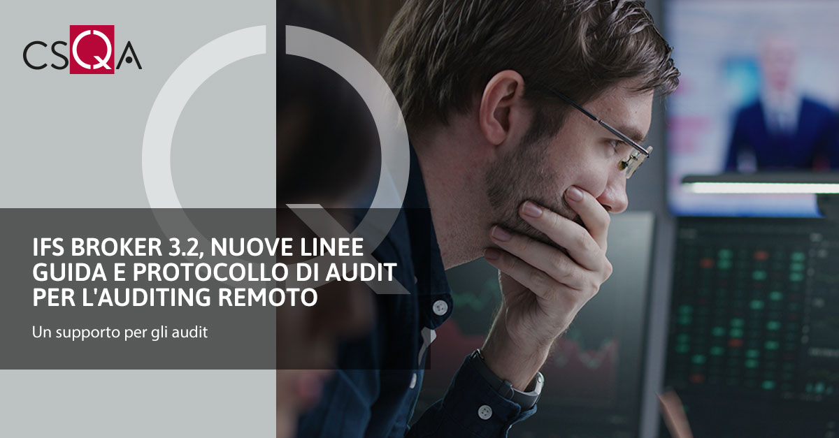 IFS Broker 3.2, nuove Linee guida e Protocollo di audit per l'auditing remoto