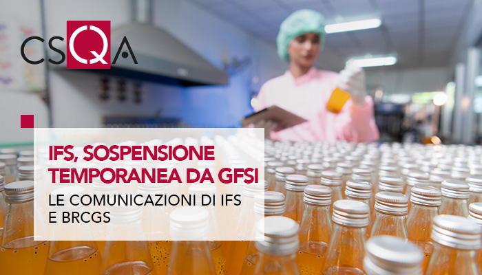 IFS, temporary suspension from GFSI