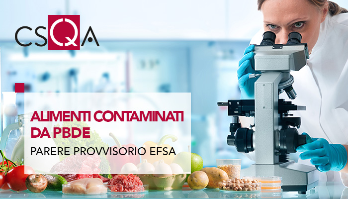 Food contaminated by PBDEs, the provisional opinion of the EFSA