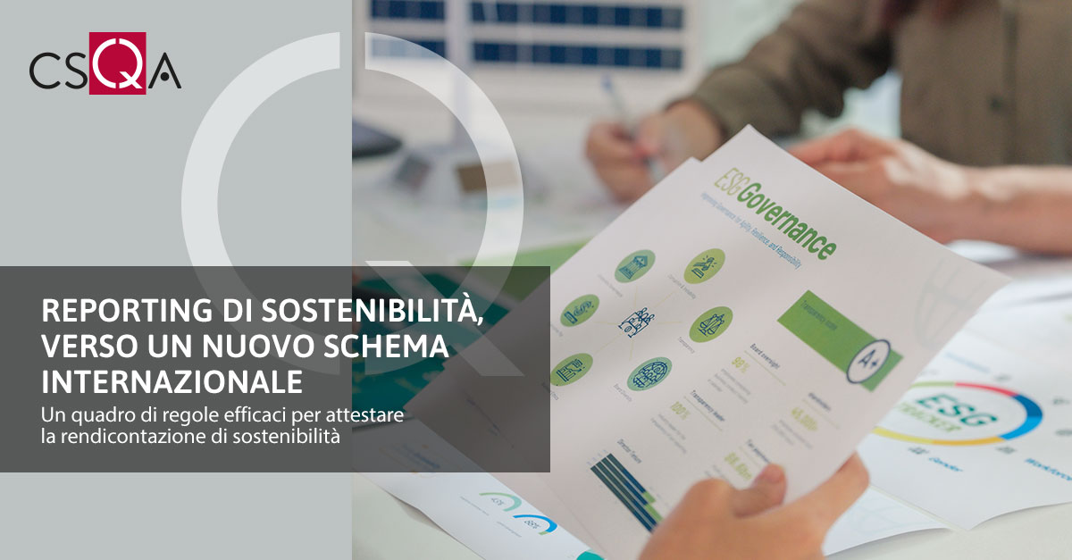 Reporting di sostenibilità, verso un nuovo schema internazionale