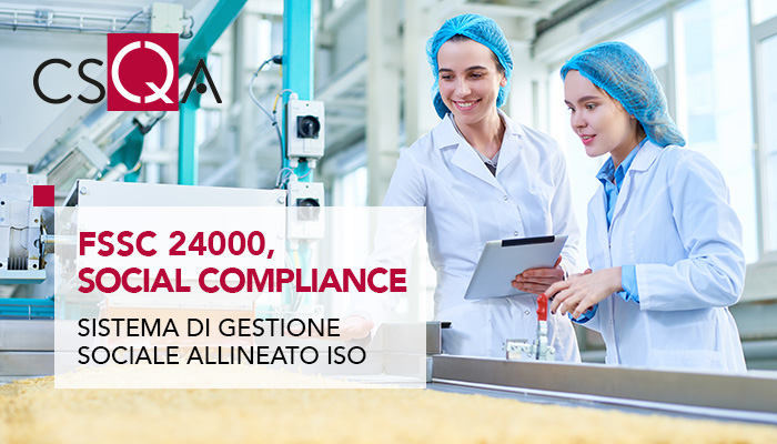 FSSC 24000, Social Compliance