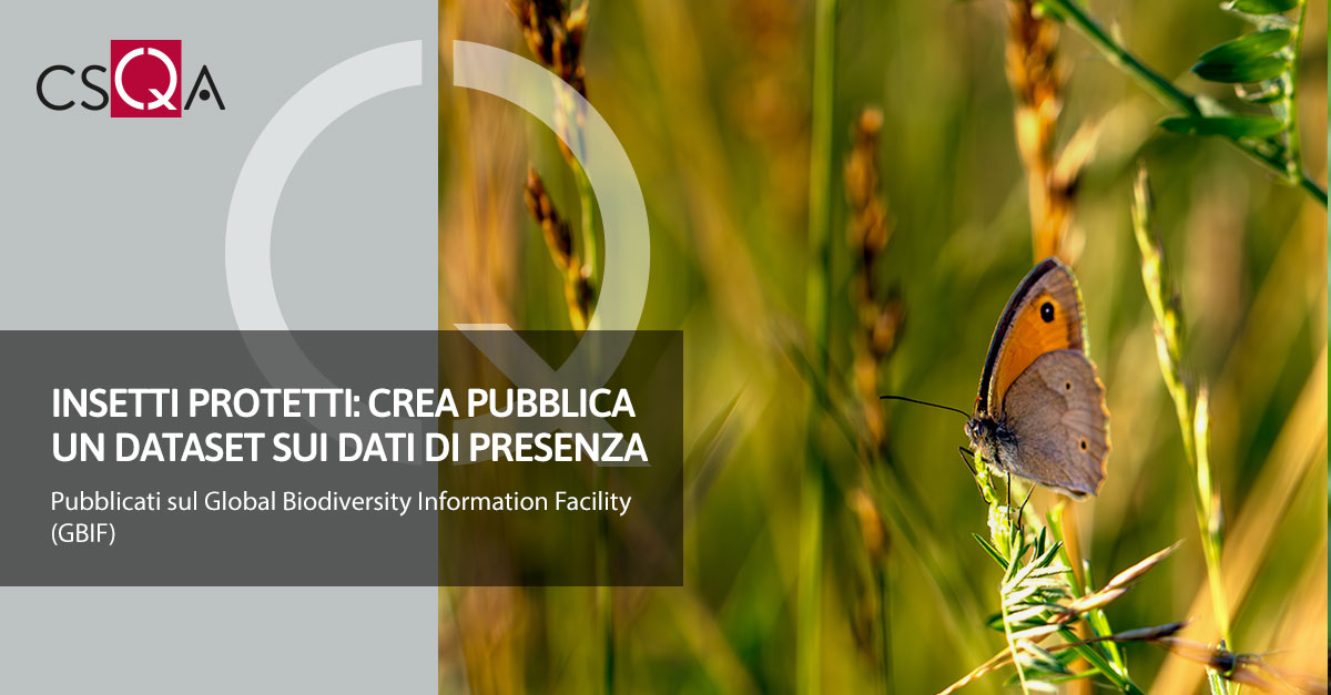 Protected insects: CREA publishes a dataset on presence data