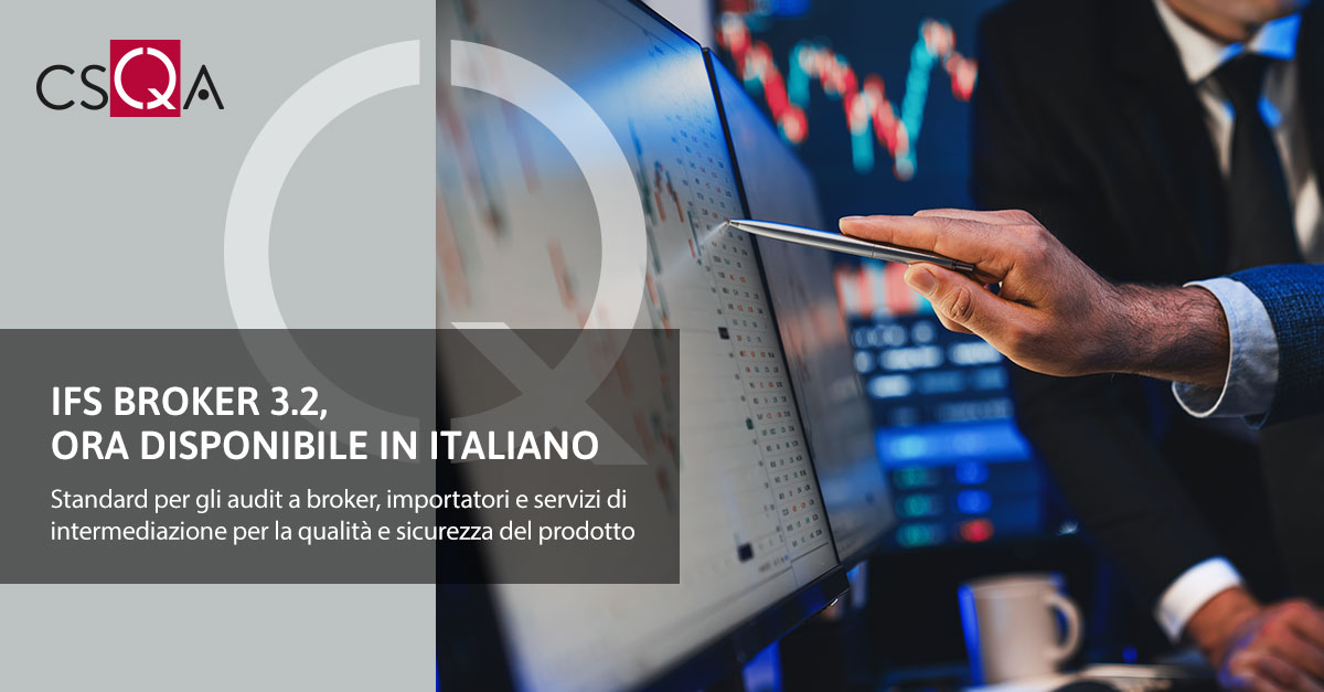 IFS Broker 3.2, now available in Italian