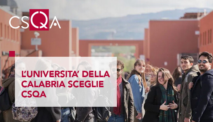 The University of Calabria chooses CSQA