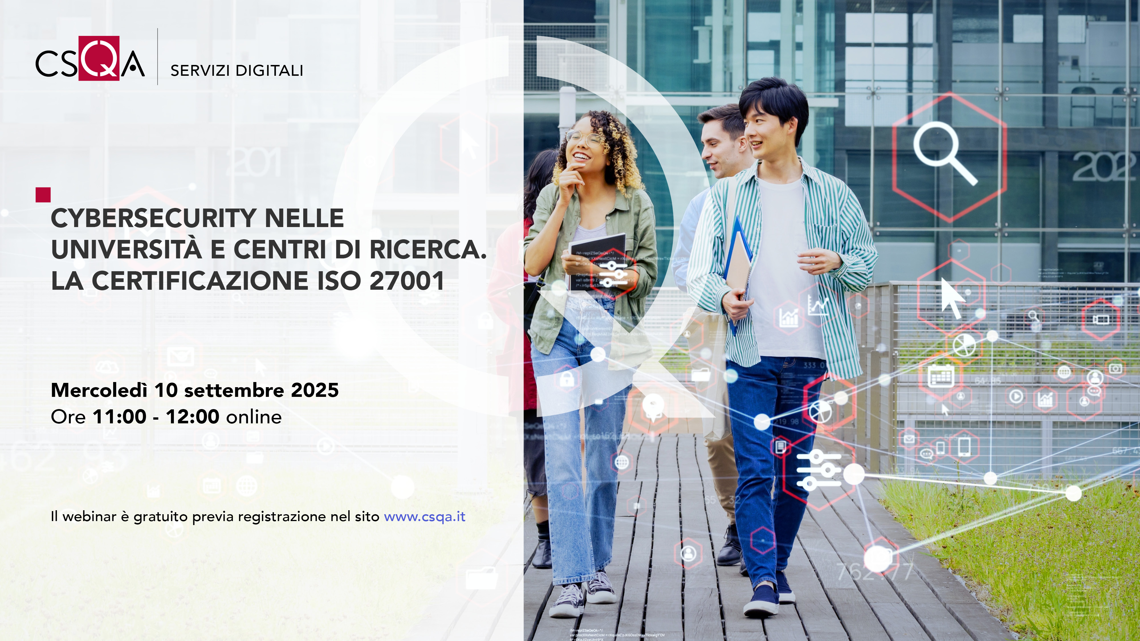 CYBERSECURITY NELLE UNIVERSITÀ E CENTRI DI RICERCA. LA CERTIFICAZIONE ISO 27001_Img