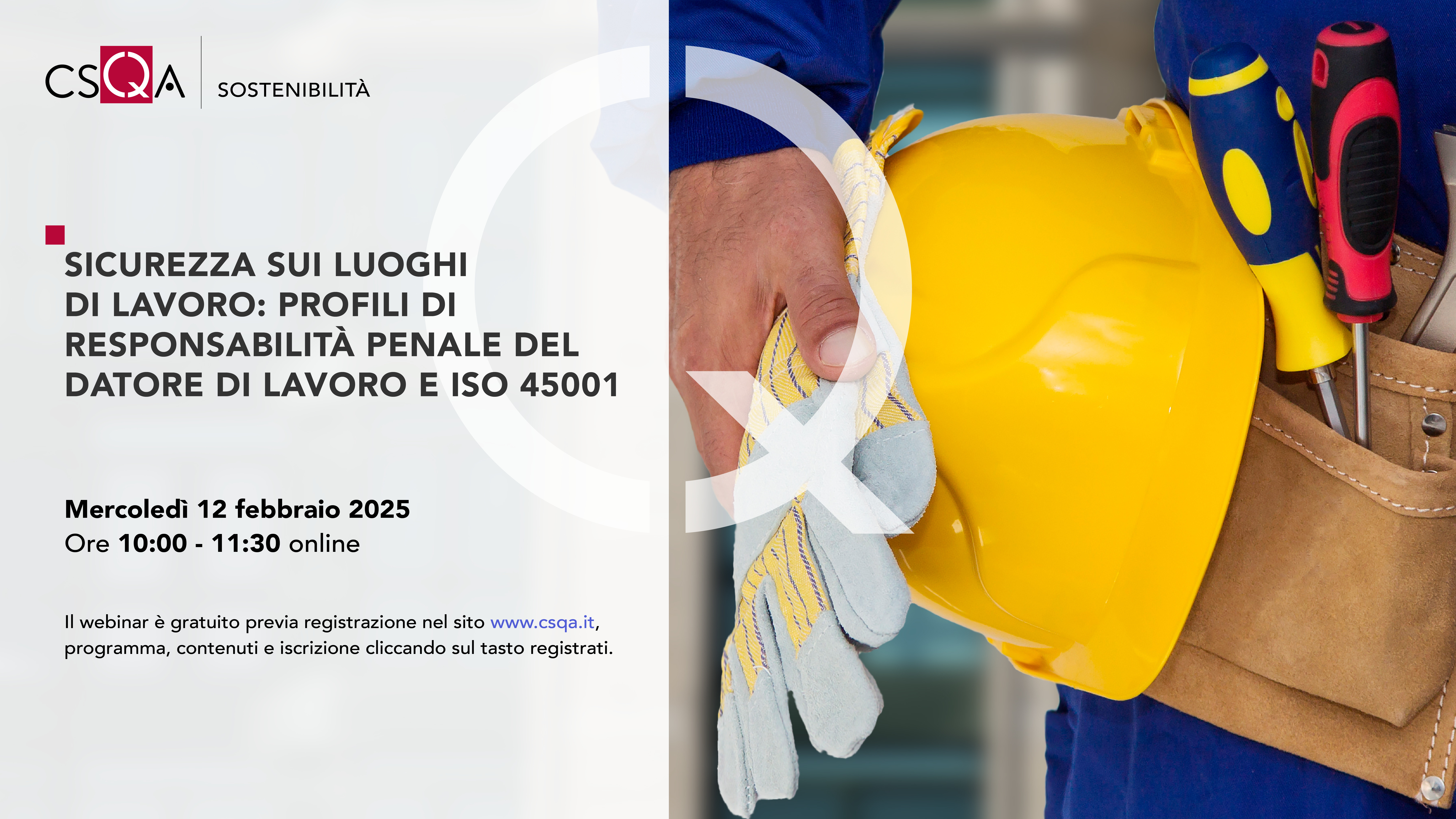 SICUREZZA SUI LUOGHI DI LAVORO: PROFILI DI RESPONSABILITÀ PENALE DEL DATORE DI LAVORO E ISO 45001_Img